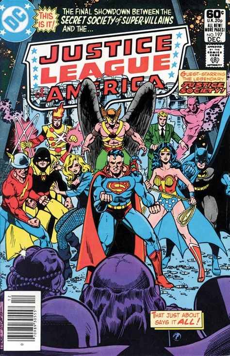 DC COMICS CLASSICS LIBRARY: THE JUSTICE LEAGUE OF AMERICA BY GEORGE PEREZ VOL. 1 HC Justice Society Of America, The Bat Man, George Perez, Justice League Of America, Dc Comic Books, Fruit Box, Classic Comics, The Dark Knight, Super Villains