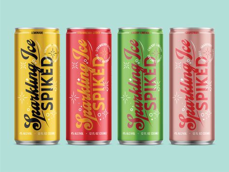 Hard seltzer cans Seltzer Can Design, Seltzer Packaging, Spiked Tea, Modern Packaging Design, Coastal Cowboy, Tea Labels, Bottle Design Packaging, Modern Packaging, Hard Seltzer