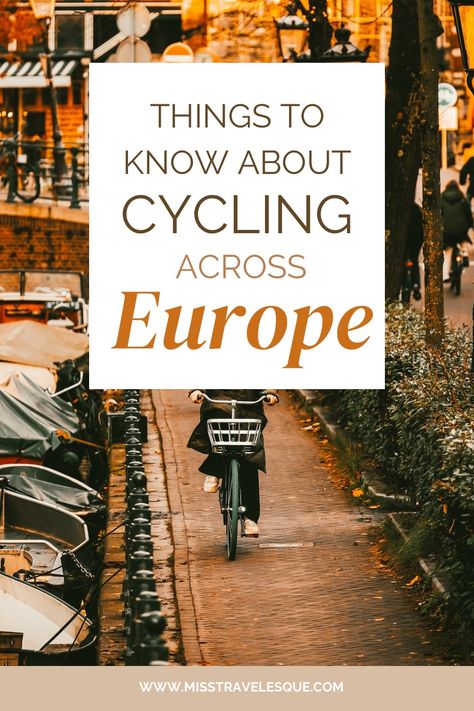 Cycling in Europe Aesthetic Holiday Europe, Cycling Trips, Cycling Route, Europe Map, Wishing Well, Wonderful World, Scandinavia, Beautiful Destinations, Go On