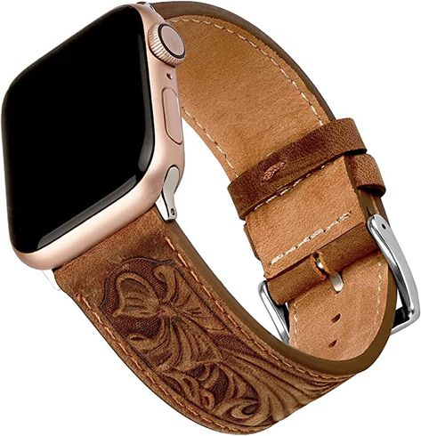 Falandi for Apple Watch Band Leather 40mm 38mm 44mm 42mm, Retro Pattern Leather Classical Replacement Smart Watch Band for iWatch Men Women Series SE 6 5 4 3 2 1 Apple Watch Bands For Women, Gentleman Lifestyle, Star Watch, Apple Watch 42mm, Apple Watch Bands Leather, Leather Watch Bands, Retro Pattern, Beautiful Watches, Nice Leather