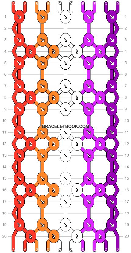 Normal pattern #148528 | BraceletBook Lesbian Friendship Bracelet Patterns, Pride Flag Friendship Bracelet Pattern, Lesbian Flag Bracelet Pattern, Pride Flag Bracelet Pattern, Pride Friendship Bracelet Pattern, Pride Bracelet Pattern, Pride Friendship Bracelet, Sting Bracelets, Lesbian Colors