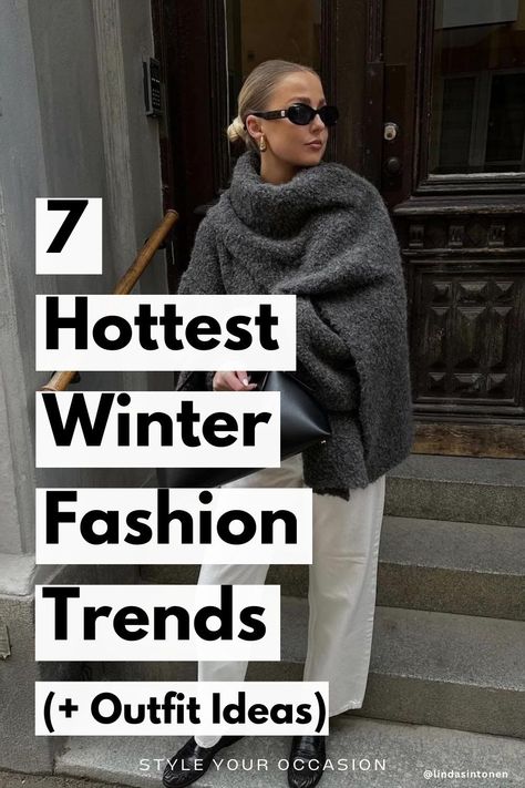 2024/2025 Winter Fashion Trends for Women. Are you searching for the best women’s winter fashion trends for 2024? We’ve got the top winter trends and styling tips for cold weather, plus 15+ chic and classy winter outfit ideas for women. Whether you want casual, trendy, or stylish winter outfits for 2024, we’ve got the best winter looks for you. Winter style women, cute winter outfits. Winter Outfits 2025 Trends, Winter 2025 Outfits Trends, Winter Looks For Women 2024, Winter Outfit 2025 Trends, Winter Style 2024-2025, 2024 2025 Winter Fashion Trends, Fashion Winter 2024 2025, 2024 Fashion Outfits, 2025 Winter Fashion Trends