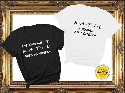 Hen Party Tshirts, Bachelorette T Shirts, Bachelorette Party Tshirts, Bride Tshirt, Party T Shirts, Bachelorette Tshirts, Friends T Shirt, The One Where, Unicorn Tshirt