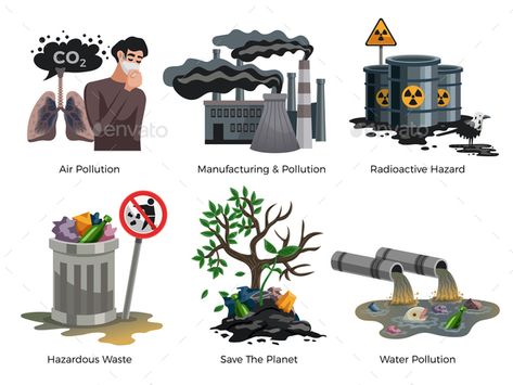 Pollution Awareness Concept Compositions #Awareness, #Pollution, #Compositions, #Concept Pollution Environment, Pencemaran Udara, Energy Symbols, Earth Poster, Save Environment, Hazardous Waste, Outdoors Tattoo, Environmental Pollution, Water Pollution