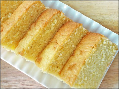 Resepi Butter Cake, Moist Butter Cake Recipe, Cake Recipes For Beginners, Moist Cake Recipe, Resipi Kek, Cakes To Make, Rich Cake, Butter Cake Recipe, Easy Butter