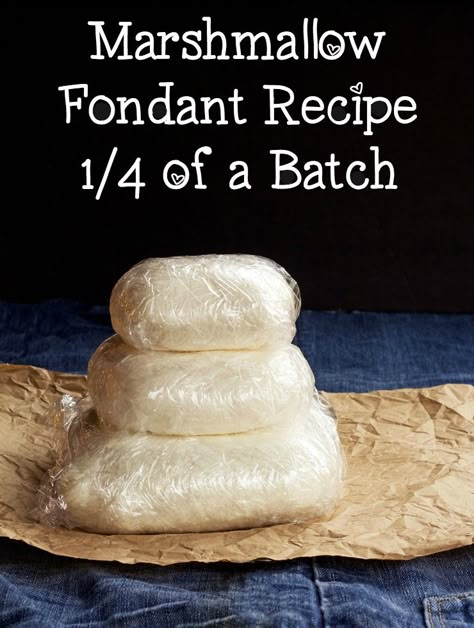 Small Marshmallow Fondant Recipe Easy Fondant Recipe, Marshmallow Fondant Recipe, Fondant Recipes, Easy Fondant, Homemade Fondant, How To Make Marshmallows, Pastas Recipes, Fondant Recipe, Marshmallow Fondant