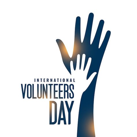 International Volunteer Day, Background Light Effect, International Volunteer, Background Light, Day Background, Creative Ads, Lights Background, Light Effect, Vector Photo