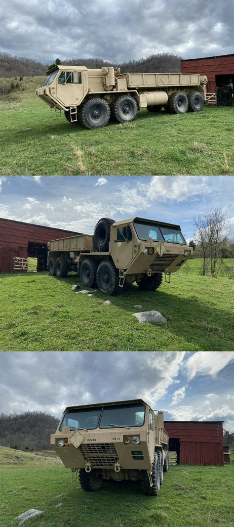 1989 Oshkosh M977 Hemtt Truck military [Grove Crane equipped] Oshkosh Truck, Farm Work, Crane Truck, Tactical Truck, Truck Business, Food Truck Business, Military Retirement, Bug Out Vehicle, Flag Tattoo