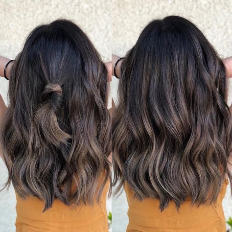 Do you wanna that deeper root melt looking 😍😍 Cut and color by @andrewlovescolor Toner @redken #redken #balayageombre #lahaircolorist… Balayage Black Hair, Balayage Black, Brown Hair Cuts, Root Melt, Black Hair Balayage, Honey Brown Hair, Brown Hair Balayage, Honey Hair, Ombre Hair Color