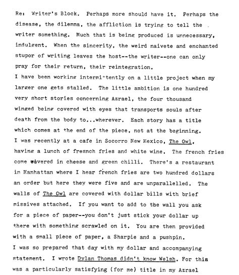 “Maybe More People Should Have Writer’s Block.” In Which Joy Williams Responds to Our Questions Via Typewriter ‹ Literary Hub Joy Williams, Very Short Stories, Writers Block, Writing Advice, Snail Mail, Typewriter, Short Stories, New Books, To Tell