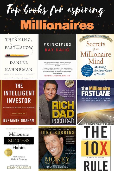 Books Which Change Your Life, Millionaire Mindset Books, Books On Money Management, Personal Growth Books Reading Lists, Books For Changing Mindset, Best Books Of All Time Life Changing, Money Mindset Books, Books To Read To Become A Millionaire, Books You Must Read Life Changing