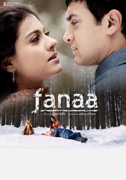 Fanaa Film, Hindi Movie Film, Best Bollywood Movies, Aditya Chopra, Yash Raj Films, Bollywood Posters, World Movies, Aamir Khan, Movie Lines