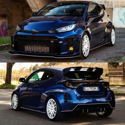 How good does this look - Dark Blue x White really works! 🚘@andre_jdm_ #jdm #Toyota #jdmnation #gryaris #yarisgr #yaris #offroad… | Instagram Toyota Yaris Modified, Black Toyota, Jdm Toyota, Hot Hatch, Toyota Yaris, April 19, Modified Cars, Jdm, Cars And Motorcycles