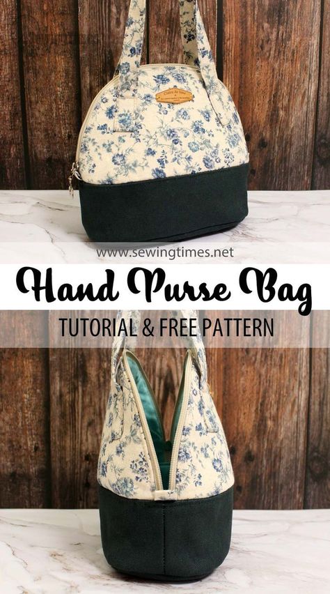 Quilted Purses And Bags Free Pattern Diy, Hand Bags For Women Diy, Free Purse Patterns To Sew How To Make, Diy Hand Bags And Purses, Making Purses And Bags, Hand Bag Patterns Sewing, How To Make A Purse, Fabric Purses Handmade, Free Purse Patterns To Sew