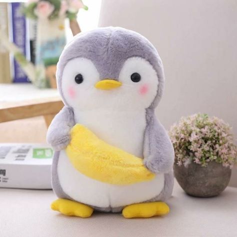 Kawaii Pillow, Plush Penguin, Stuff Toys, Kawaii Penguin, Penguin Plush, Baby Penguins, Beanie Boos, Toys Dolls, Cute Stuffed Animals