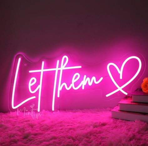 This Signs item by MintLips has 24 favorites from Etsy shoppers. Ships from China. Listed on Jun 19, 2024 Neon Inspirational Quotes, Neon Signs Quotes Sassy, Positive Text, Let Them, Let Go Of Control, Bedroom Neon Sign, Neon Sign Decor, Bedroom Neon, Neon Signs Quotes