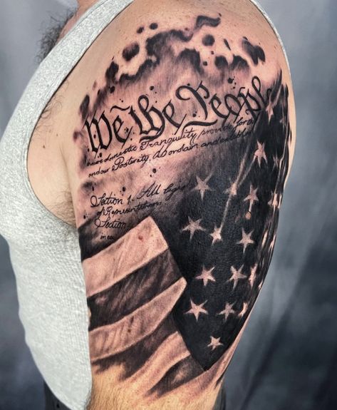 Folded American Flag, Small American Flags, Flag Code, Patriotic Tattoos, Black American Flag, Flag Tattoo, Small Wrist Tattoos, The American Flag, Love And Pride