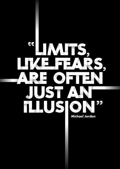 Limits Like Fears Are Often Just An Illusion Pictures, Photos, and Images for Facebook, Tumblr, Pinterest, and Twitter Michael Jordan Quotes, Jordan Quotes, A Course In Miracles, Basketball Quotes, Life Quotes Love, Sports Quotes, A Quote, Michael Jordan, Delaware