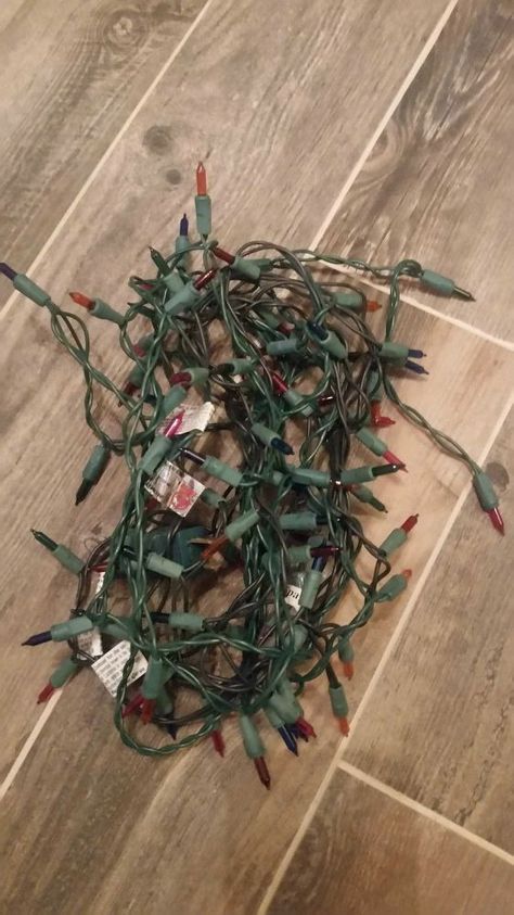 You'll want to grab some Christmas lights when you see this! #howto #diy #diys #craft #crafts #crafting #howto #ad #handmade #homedecor #decor #makeover #makeovers #redo #repurpose #reuse #recycle #recycling #upcycle #upcycling #unique #christmas #christmasdecor Christmas Lights Diy, String Light Ideas, Easy Diy Fall Decor, Decor Makeover, Diy Lights, Recycling Crafts, Lights Diy, Antique Dining Chairs, Light Ideas