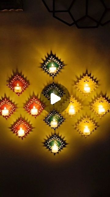 Diwali Decoration Ideas Home Craft, Diwali Decorations Ideas At Home, Diwali Home Decoration Ideas, Home Decoration For Diwali, Diwali Wall Decorations At Home, Diwali Puja Decorations At Home, Diy Diwali Decor Ideas, Diya Decoration Ideas Diwali Unique, Puja Decoration At Home