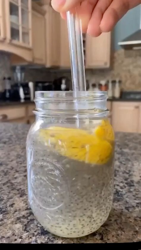 feelgoodfoodie on Instagram: Chia Fresca made with water, chia seeds and flavored with honey and lemon juice! Chia Seed Water Benefits, Chia Water, Chia Fresca, Lemon Water Before Bed, Chia Seed Water, Lemon Juice Benefits, Water Lemon, Lemon Health Benefits, Lemon Water Benefits