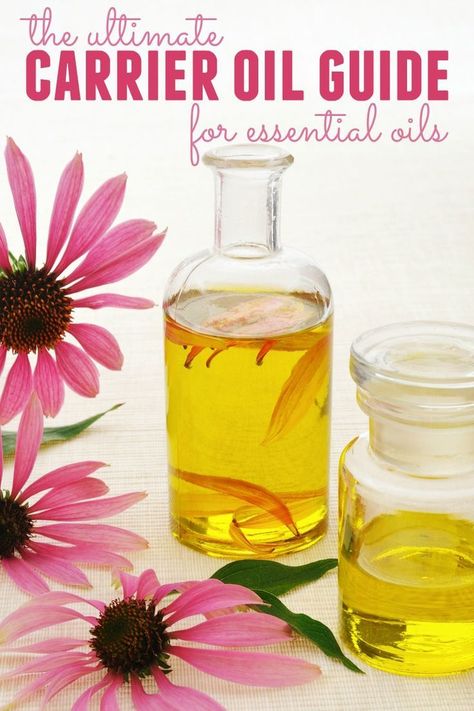 If you're new to essential oils, you may wonder what "carrier oil" means. We'll talk about what carrier oils are, how to use them and the best ones. Diluting Essential Oils, Essential Oils For Colds, Essential Oils Guide, Oil Warmer, Carrier Oil, Oil Treatments, Hot Oil, Oil Uses, Essential Oil Recipes