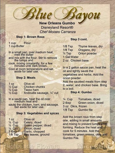 Disney Gumbo Recipe, Seafood Beignets, Bayou Food, Gumbo Recipe Easy, Louisiana Woman, Chicken Gumbo, Mint Juleps, New Orleans Recipes, Creole Cooking