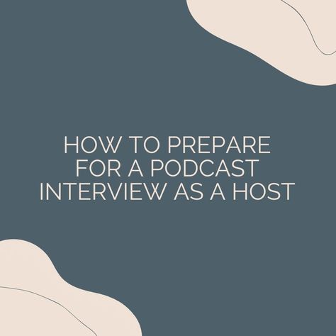 As a host, it's so important that you prepare for an interview, just as much as you expect your guest to prepare. Since you are executing the interview, you need to make sure that you are communicating things efficiently to make sure your guest understands what is required of them, as well as making sure that you have your material prepared and you are answering any questions associated with the interview that the guest might have. Questions To Ask Podcast Guest, Podcast Interview Questions, Interview Format, List Of Questions, Interview Process, Clear Communication, Interview Preparation, Interview Questions, Questions To Ask