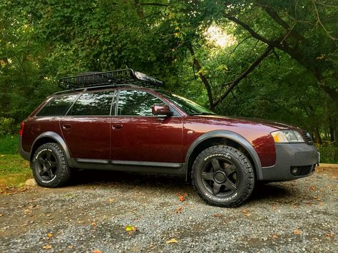 Who has the allroad with the roof basket and all terrain tires? Audi Allroad Offroad, Audi Wagon, All Terrain Tires, Volvo Wagon, Audi A6 Allroad, A6 Allroad, Audi Allroad, Audi S6, Roof Basket