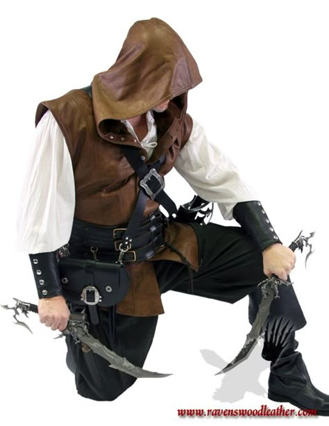 Ren Faire Wish List on Pinterest | Ranger, Quiver and Renaissance ... Ren Faire Costume, The Huntsman, Medieval Clothes, Larp Costume, Leather Armor, Medieval Costume, Medieval Clothing, Pirate Costume, Fantasy Costumes