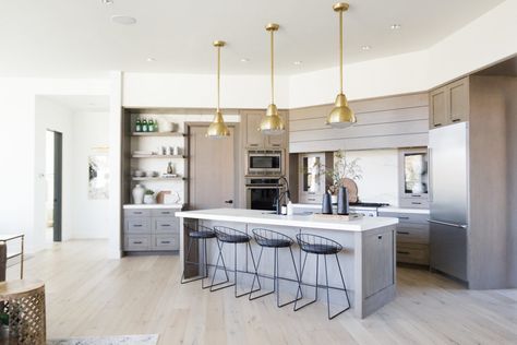 What happens when two childhood friends with impeccable taste team up to share their love of interior design? Salt Box Collective! Modern Oak Kitchen, Drawer Lights, Refacing Kitchen Cabinets, Oak Kitchen Cabinets, Salt Box, Oak Kitchen, Interior Design Business, Bathroom Countertops, Oak Cabinets