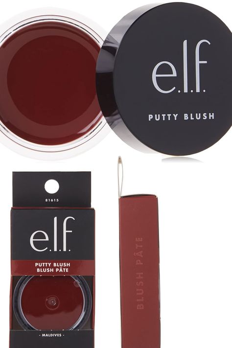 Say hello to that island glow! e.l.f. Putty Blush is a velvety, lightweight but buildable putty-to-powder blush that melts into your skin for a natural glow. Elf Putty Blush Maldives, Elf Putty Blush, Putty Blush, Elf Blush, Daily Sunscreen, Elf Cosmetics, Elf Makeup, Powder Blush