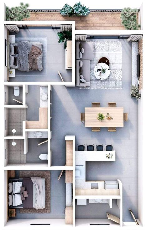 Small Apartment Floor Plans 2 Bedroom, Dream House Design, Small House Blueprints, Apartment Floor, Small House Layout, Sims 4 House Plans, House Floor Design, Small Apartment Design, Sims 4 House Design