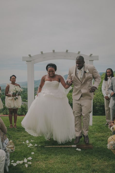 Jumping the Broom Wedding Tradition Jumping The Broom Wedding, Broom Wedding, Wedding Broom, Jumping The Broom, African Ancestry, Inspirational Photos, Day Of My Life, Black American, Black Love