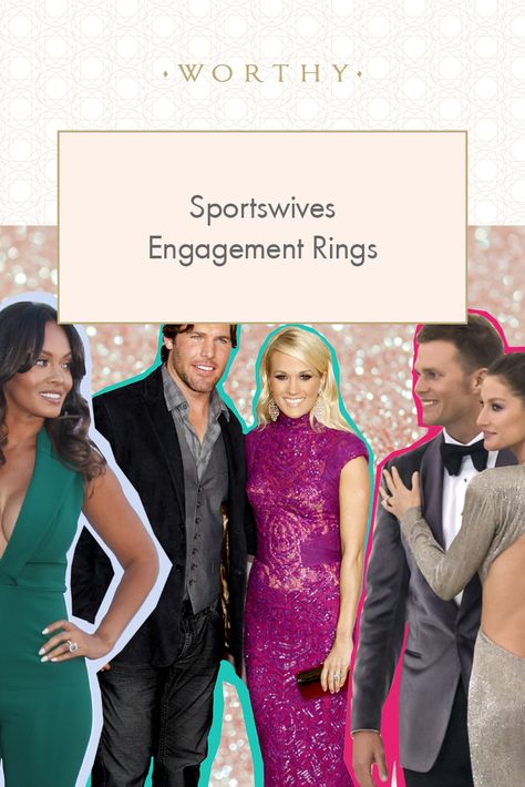 Let’s face it: There’s plenty of money in pro sports, and players love to treat their fiancés and wives to plenty of beautiful bling. Join us for a look at some of the most beautiful engagement rings professional athletes have gifted their loved ones. Purple Diamond Ring, John Cena And Nikki, Evelyn Lozada, Most Beautiful Engagement Rings, Hannah Davis, Caroline Wozniacki, Nikki Bella, Gorgeous Engagement Ring, Kate Upton