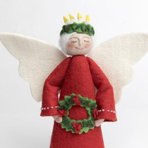 Hey, I found this really awesome Etsy listing at https://www.etsy.com/uk/listing/732430131/felt-angel-tree-topper-red-beauty-santa Handmade Felt Ornament, Felt Angel, Angel Tree Topper, Handmade Angels, Angel Tree, Felt Christmas Tree, Christmas Lovers, Santa Lucia, Christmas Ornament Crafts