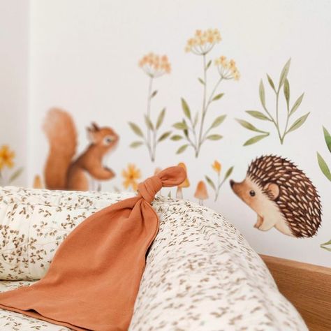 LILIPINSO on Instagram: "Which woodland creature steals your heart? Share your thoughts with us! 

#NurseryDecor #WallDecals #WoodlandNursery #CuteAnimals #MixAndMatch #EnchantingSpaces #LILIPINSOStyle #InteriorDesign #HomeDecor #DesignTrends #StylishInteriors #PlayfulDesign #InteriorStyling #NurseryInspo #DreamyNurseries #LILIPINSO #HomeSweetHome #DesignWithLove #NurseryIdeas #StylishKids #ForestFriends #DecorInspiration #DesignCommunity #LittleOnes #childhoodmagic 

Design: @Nina Stajner Illustration" Woodland Fox Bedroom, Fox Nursery Wallpaper, Woodland Nursery Lamp Shade, Dunelm Woodland Animals Wallpaper, Woodland Animal Nursery Fabric, Woodland Nursery Theme, Deer Wall, Nursery Inspo, Oh Deer