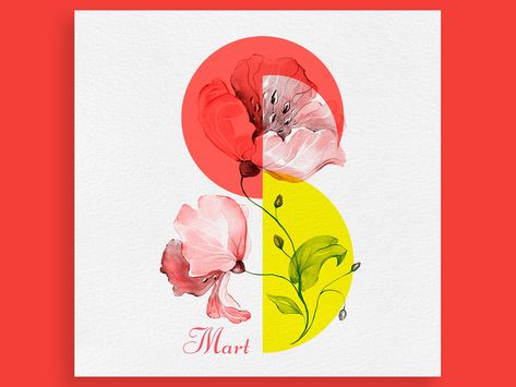 8 March Card Ideas, 8 March Women's Day, Chocolate Packaging Design, Learn Hand Lettering, Cosmetic Packaging Design, 8 March, Learning Design, Graphic Design Projects, 8th Of March