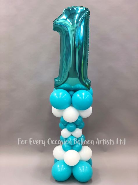 #tiffanyblue #balloons #number-balloons #balloon-column Balloons Number, Balloon Numbers, 1st Birthday Balloons, Tiffany Party, Prom Themes, Young Women Activities, Board Game Geek, First Birthday Themes, 1 Birthday