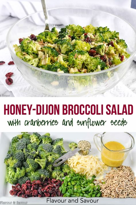 Vegetarian Broccoli Salad, Salad Ranch, Chicken Mushroom Casserole, Broccoli Salad With Cranberries, Salad With Cranberries, Healthy Broccoli Salad, Potluck Salad, Salad Keto, Broccoli Cauliflower Salad