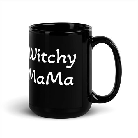 👉 Witches go to to www.witchykitchens.com to order this today!👈 https://postdolphin.com/t/M0XZ8 Witchy Mama, Mama Mug, Witchy Decor, Dishwasher Safe, Mug, Ceramics, Tableware