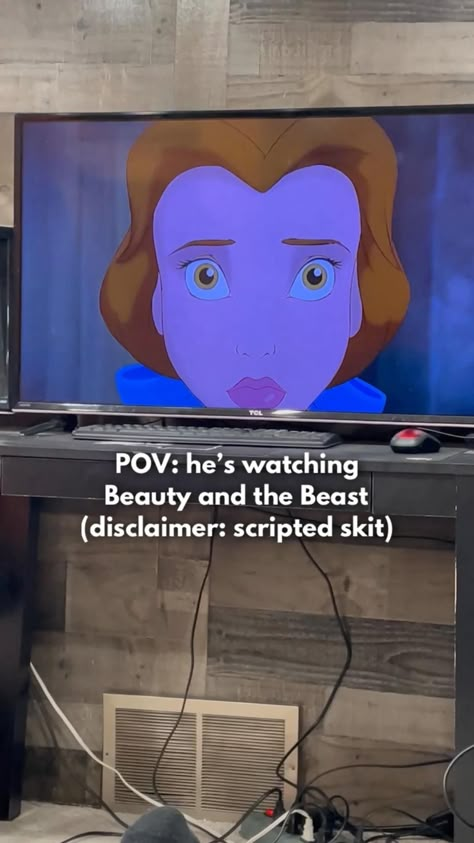 POV: he’s watching beauty and the beast (scripted skit not a reaction) #beautyandthebeast #disney Disney Belle, Funny Disney, Disney Jokes, Disney Memes, Disney Funny, Really Funny Joke, Best Funny Videos, Hysterically Funny, Internet Funny