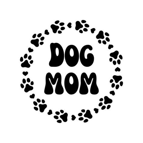 Dog Mom SVG #svg #svgquotes #svgideas #svgfiles #freesvg #svgdesigns Dog Mom Svg, Dog Svg, Free Svg Cut Files, Cricut Projects Vinyl, Mom Svg, Simple Shapes, Svg Quotes, Shirt Ideas, Free Svg