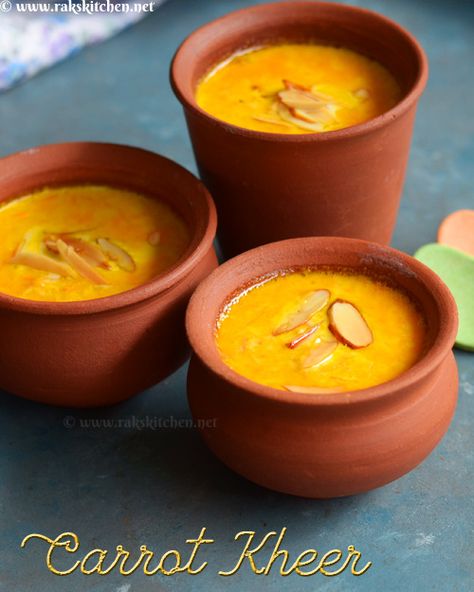 Rabri Recipe, Badam Milk, Kheer Recipe, Indian Dessert, Cooked Carrots, Indian Sweet, Creamy Desserts, Flavored Milk, Indian Desserts