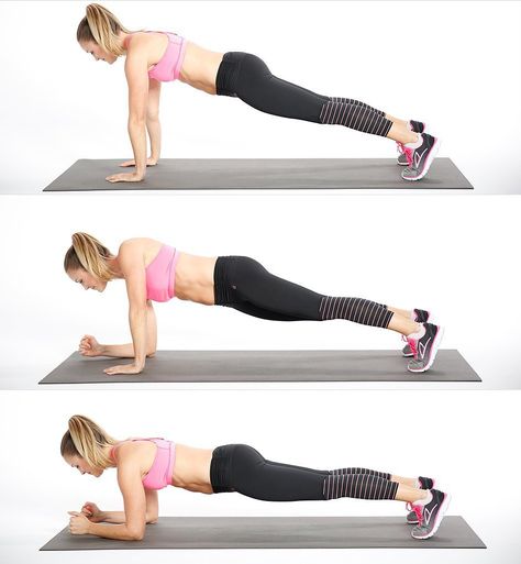 The Up-Down Plank is one of our favorite equipment-free moves, and it's part of… Side Fat Workout, Lose Love Handles, Side Fat, Pop Pilates, Reverse Crunches, Flutter Kicks, Popsugar Fitness, Lose Belly Fat Workout, Fat Reduction