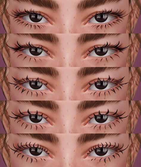 hey you — Dreamgirl 3D Lashes V7 4t3: 10 styles in total... Sims 4 Eyes Lashes, No Ea Eyelashes Sims 4, Sims 3 Cc Lashes, Sims 4 Alpha Cc Eyelashes, Sims 3 Lashes, Sims 4 Cc Bottom Lashes, Dreamgirl Lashes Sims 4, Sims 3d Lashes, Sims 4 Bottom Lashes