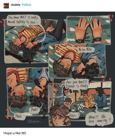 Blyer Ship Fanart Comic, Byler Fan Art Comic, Cute Byler Fanart, Byler Fanart Cute Comic, Blyer Ship Fanart, Mike And Will Fanart, Byler Fanart Cute, Byler Fanart Comic, Byler Fan Art