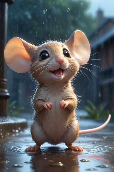 Mouse Pictures Cute, Cartoon Mice Drawing, Cute Disney Characters, Animal Caricature, Realistic Cartoons, Mouse Pictures, Mouse Drawing, Funny Mouse, Little Mouse