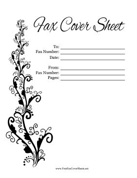 Fax Sheet Free Printable, Fax Cover Sheet Free Printable Templates, Fax Cover Sheet Free Printable, Fax Cover Sheet, Floral Filigree, Wedding Planner Printables, Cover Letters, Holidays With Kids, Budget Planner