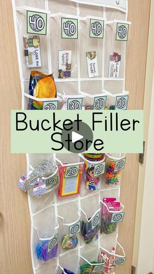 Bucket Filler Classroom Management, Classroom Prize Box Ideas, Bucket Fillers, Classroom Store, Class Store, Bucket Filler, Prize Box, Classroom Management Tool, Kindergarten Class